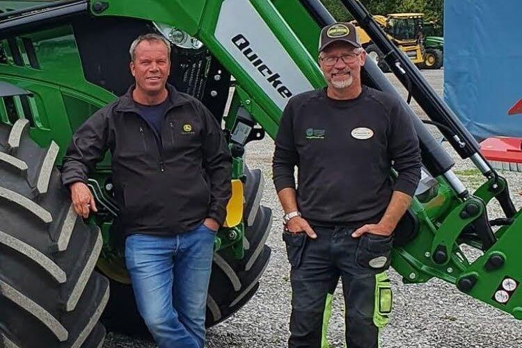 John Glifberg och Torbjörn Kotz odlar spannmål på Gotland i det gemensamma bolaget LB Spannmål.