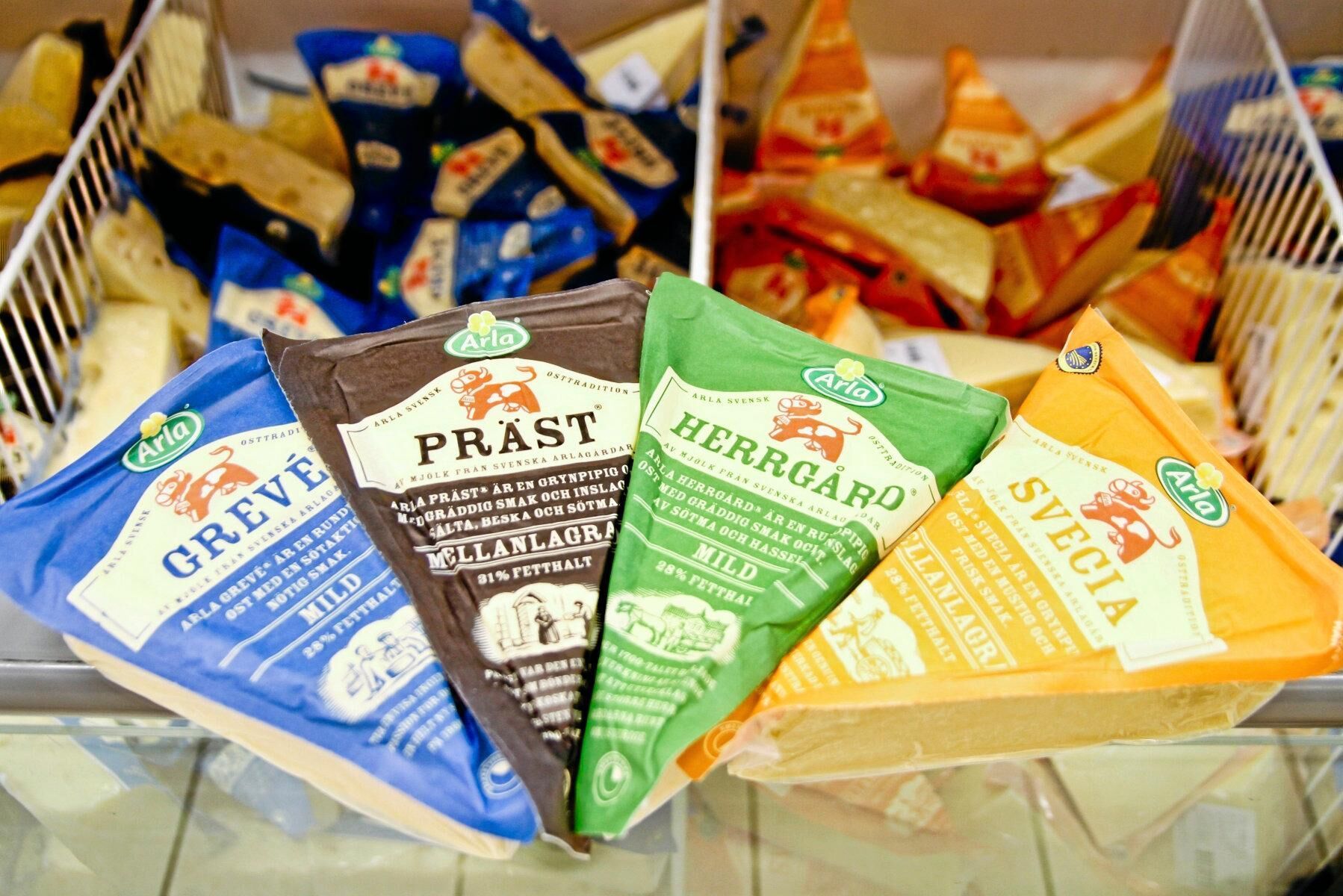 Varumärkena Grevé, Präst och Herrgård kontrolleras numera av bolaget Svenska Bönders Klassiska Ostar AB. Osten Svecia blev 1997 den första svenska matprodukten på EU:s lista över skyddade matprodukter.
