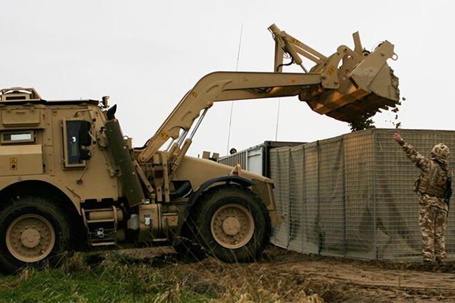 JCB:s HMEE har bland annat använts av brittiska styrkor i Afghanistan.