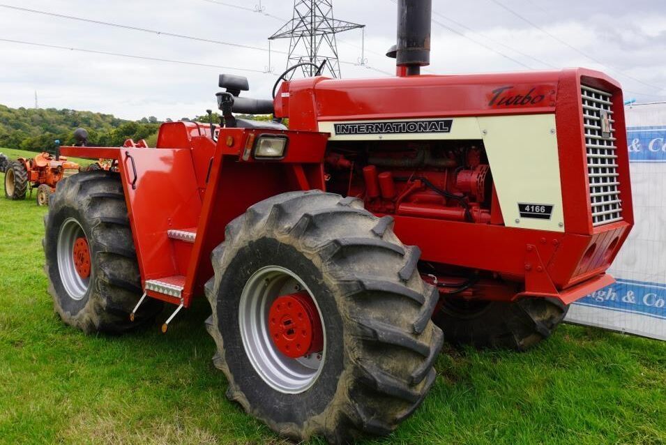 IH 4166 turbo. Enda exemplaret i Storbrittanien.