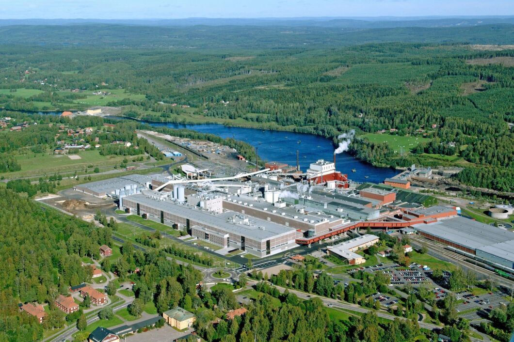 Kvarnsvedens pappersbruk i Borlänge.