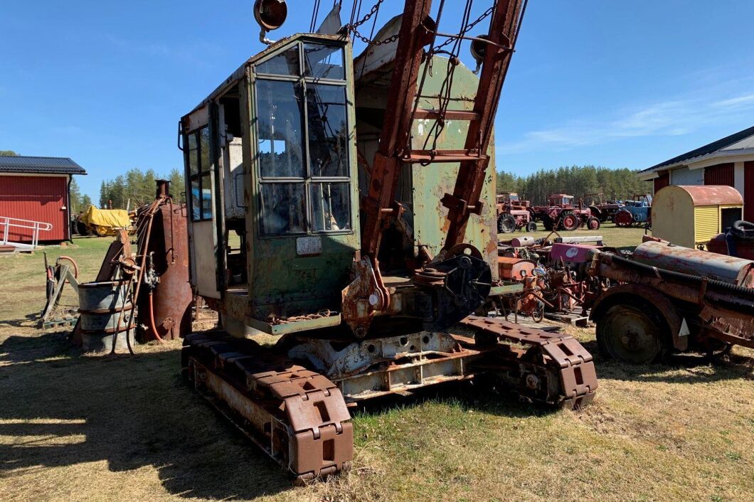 Tornborg och Lundberg 10 RBT lingrävare Scaniadiesel från 1946.