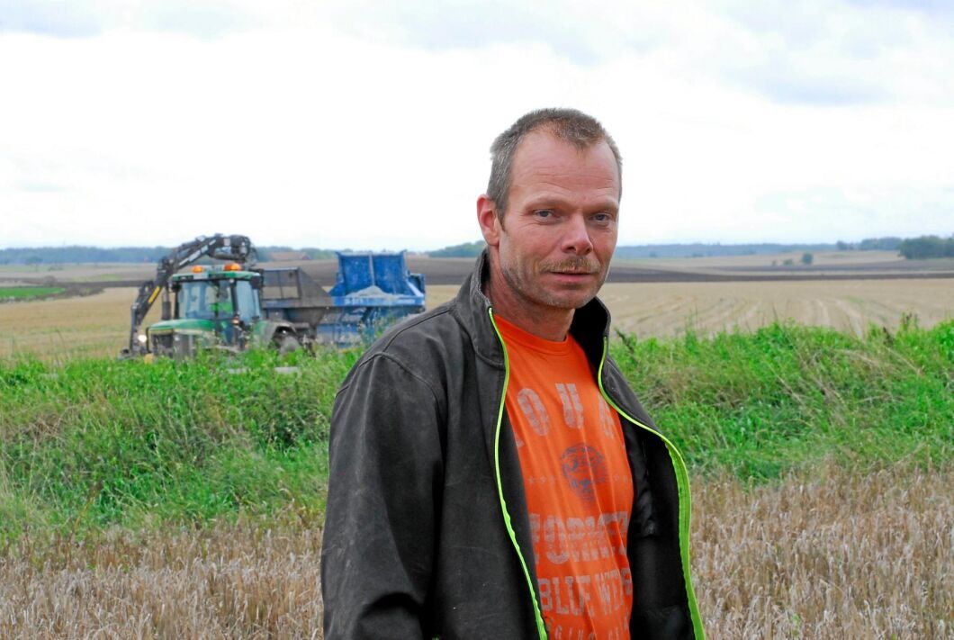 Magnus Rosenberg, ekoodlare, i Stora Köpingen.