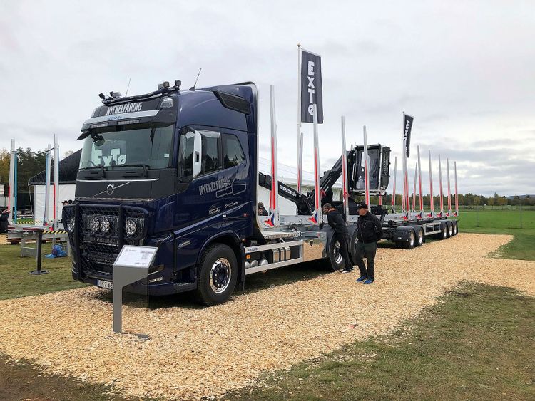 Volvo FH16 750 här med Globetrotterhytt.