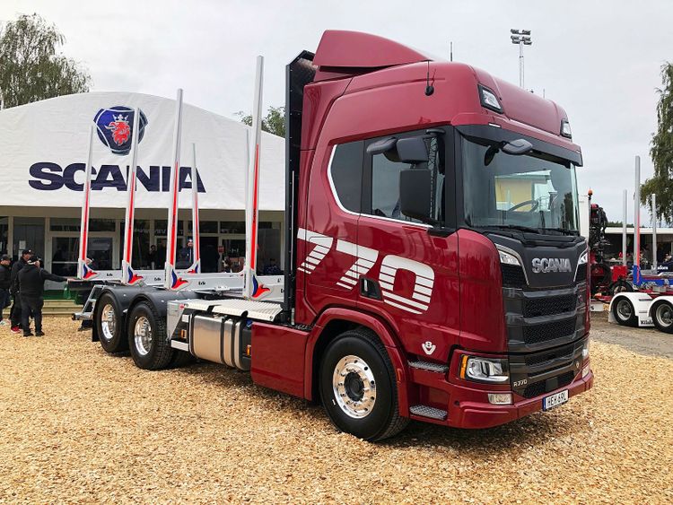 Scania timmerbil