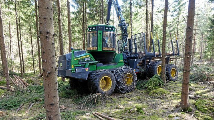 Gröna maskiner dominerar