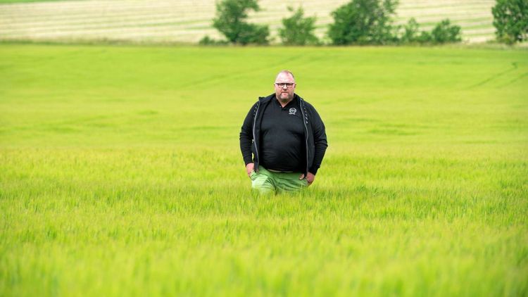 Han skördar från juli till november