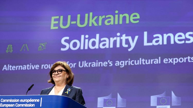 EU mobiliserar för transport av spannmål från Ukraina