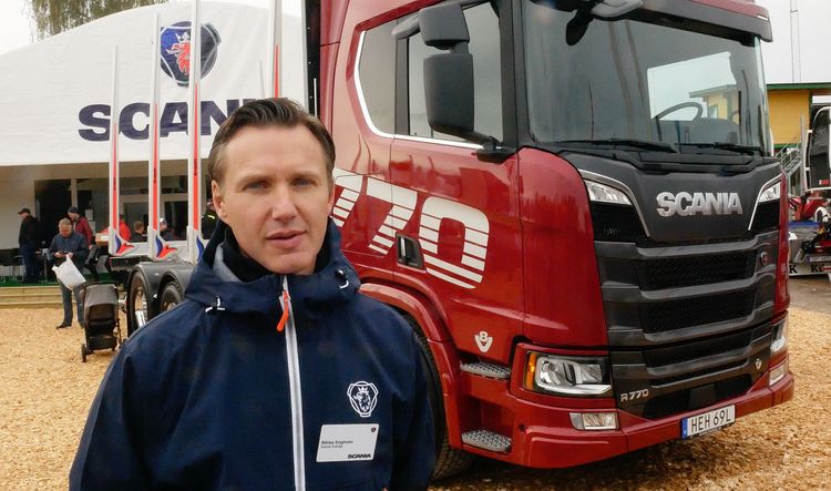 Scanias försäljningsdirektör Niklas Engholm.