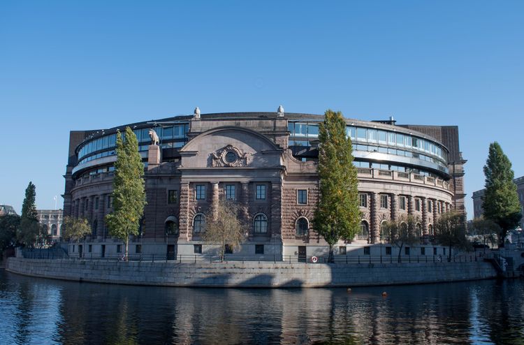Riksdagshuset.