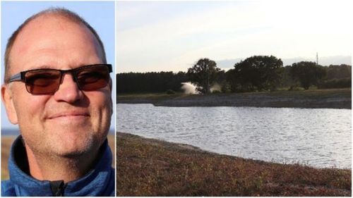 Planera för bevattningsdamm på gården