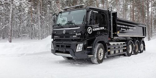Volvo testar eldrift i arktisk kyla